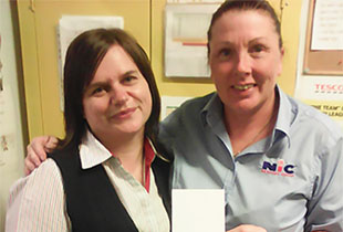 Silver Service Superstar award given to NIC team member